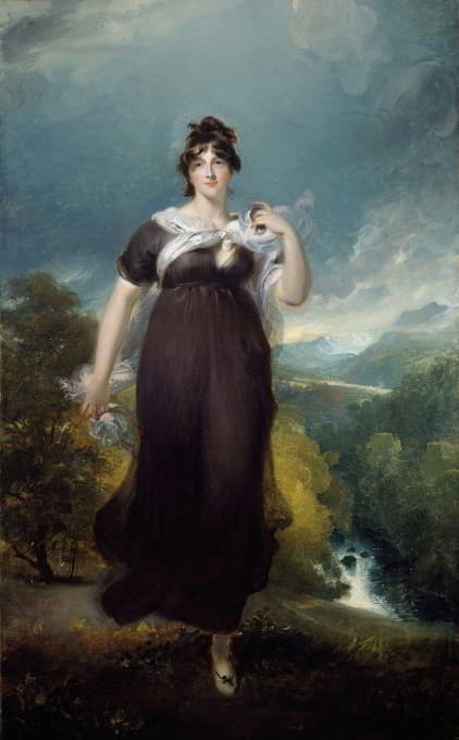 伊丽莎白·康宁厄姆侯爵夫人画像