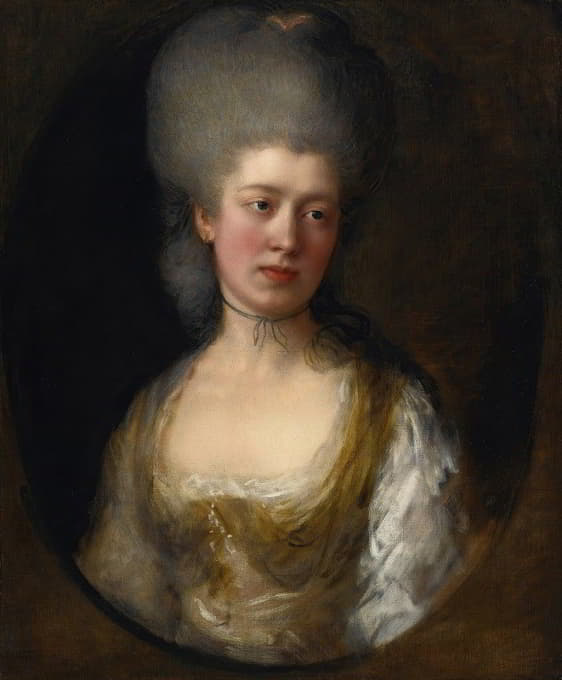 圣奥尔本公爵夫人凯瑟琳·庞桑比夫人肖像