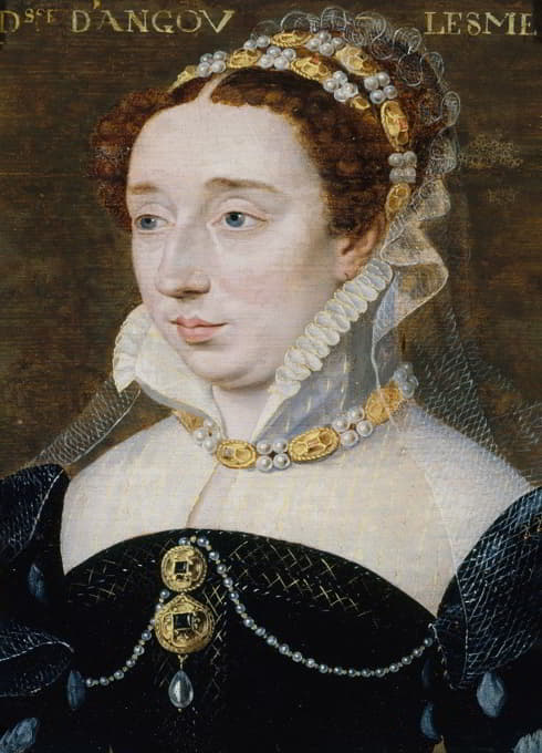 安古莱姆公爵夫人戴安·德·法兰西肖像（1538-1619），亨利二世的合法女儿