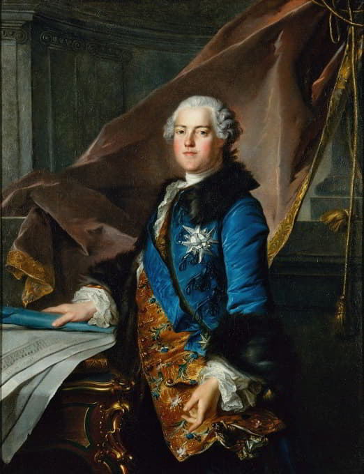 亚伯·泊松肖像，马里尼侯爵