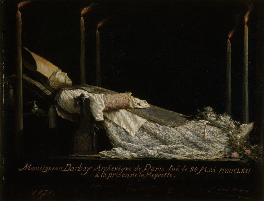 达博伊主教（1813-1871），巴黎大主教，死后展出