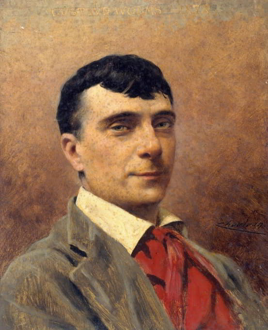 古斯塔夫·沃姆斯肖像（1836-1910），法国喜剧协会会员