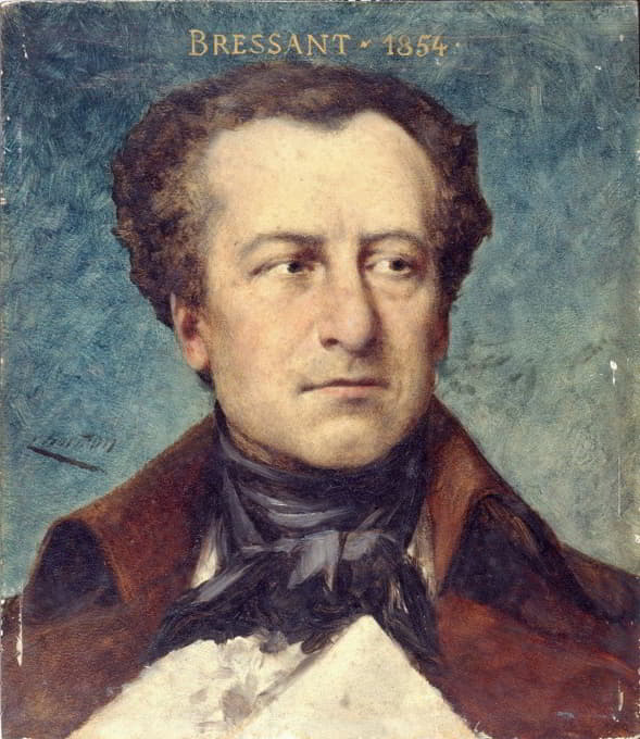让-巴蒂斯特·布雷桑肖像（1815-1886），法国喜剧协会会员