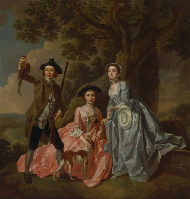 乔治·罗杰斯和他的妻子玛格丽特，还有他的妹妹玛格丽特·罗杰斯