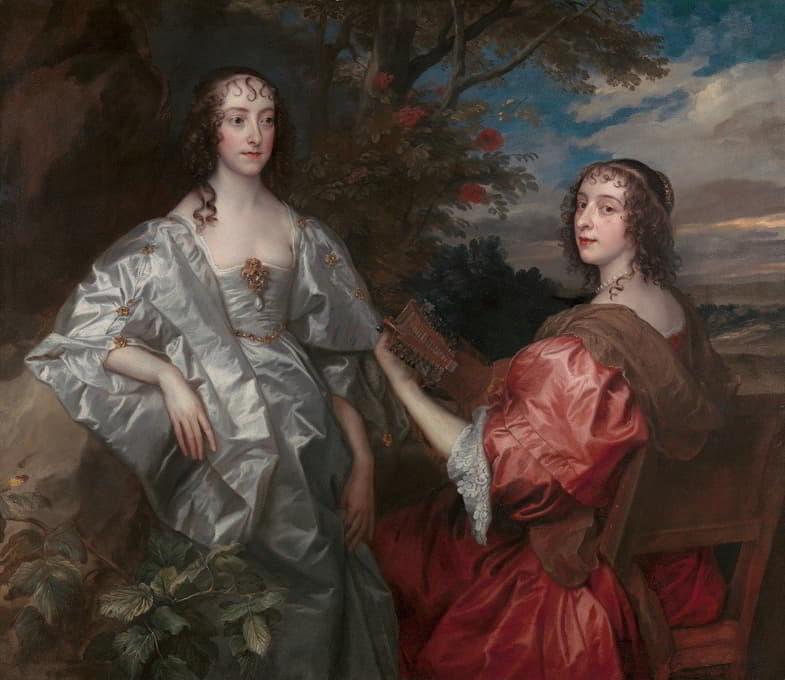 Anthony van Dyck - Katherine, Countess of Chesterfield, and Lucy, Countess of Huntingdon
