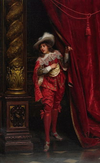 Frédéric Soulacroix - A Cavalier In Red