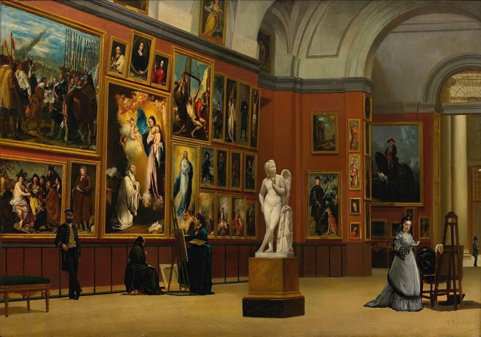 Francisco Aznar Y García - The Grand Salon, The Prado