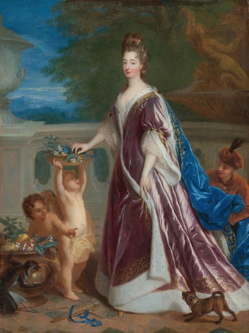 帕拉廷公主伊丽莎白·夏洛特·德·巴维埃的画像