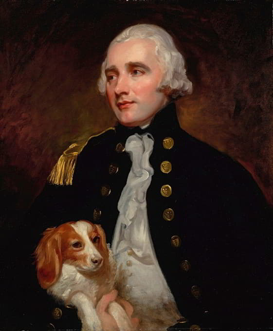 工程师团一名军官的肖像，半身长，以前被称为乔治·格雷爵士