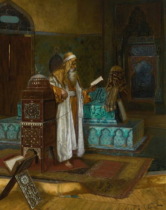 Rudolf Ernst - The Tomb Of Sultan Mehmet I