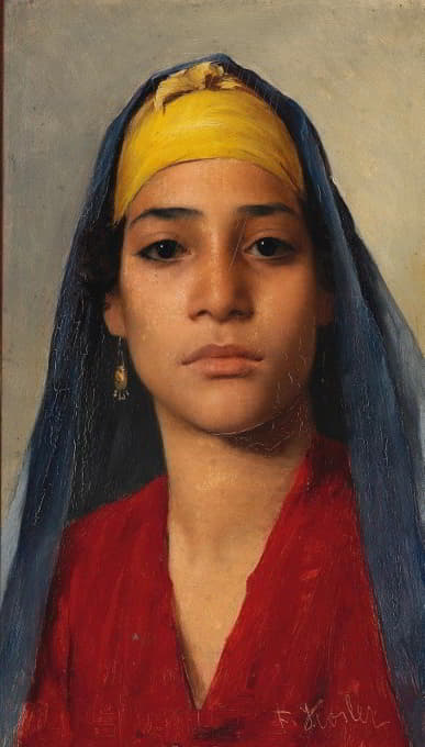 一位年轻埃及妇女的肖像