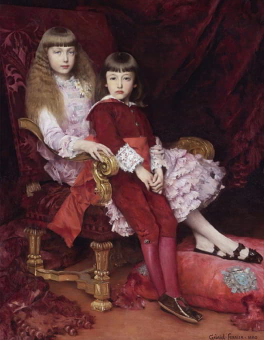 奥尔良玛格丽特公主（1869-1940）和奥尔良让王子（1874-1940）