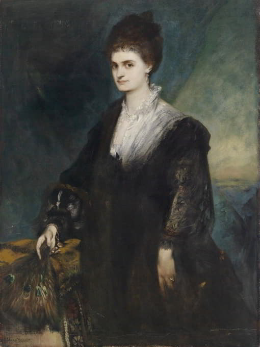 玛丽·冯·库登霍夫·卡勒吉伯爵夫人画像