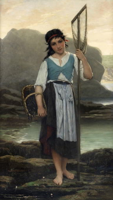 Alfred Guillou - The Mussel Gatherer
