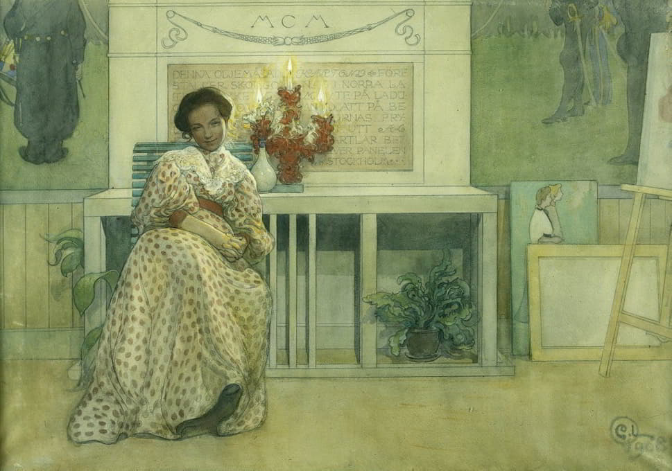 Carl Larsson - After The Prom
