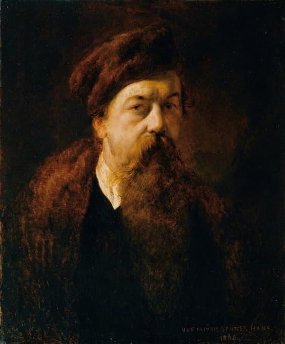 Hans Canon - Self-Portrait