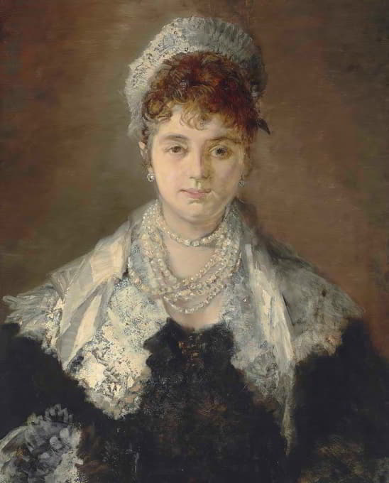 一位女士的肖像，可能是约翰娜（汉娜）伊丽莎白·玛丽亚·冯·克林科什，列支敦士登的阿洛伊斯公主