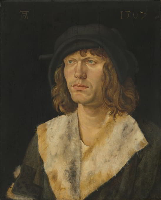 Hans Leonhard Schäufelein - Portrait of a Man