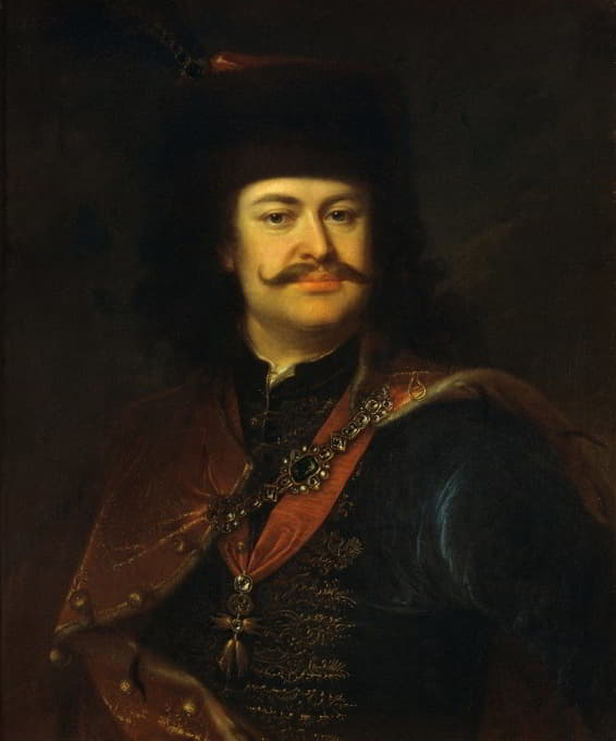 Ádam Mányoki - Portrait of Prince Ferenc Rákóczi II