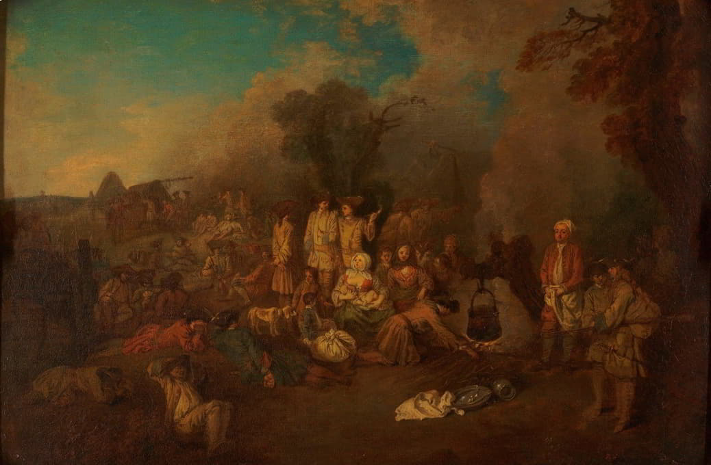 Jean-Antoine Watteau - Bivouac
