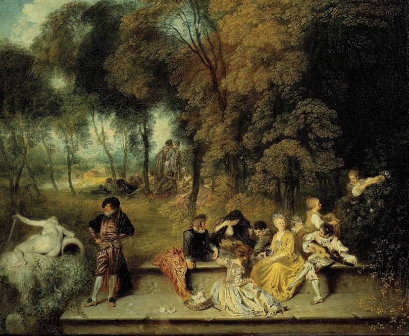 Jean-Antoine Watteau - Pleasures of Love