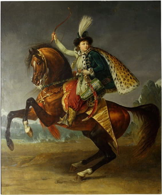 鲍里斯·尤苏波夫王子骑马肖像