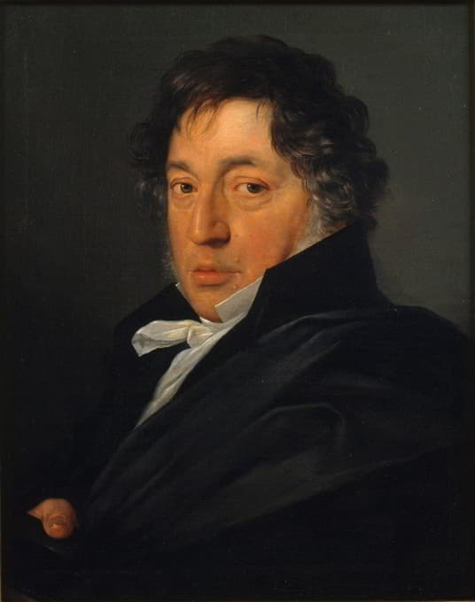 Antonio Mercar - Portrait of the Painter Zacarías González Velázquez