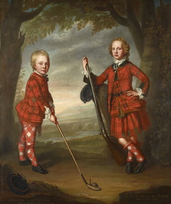 詹姆斯·麦克唐纳爵士1741-1765和亚历山大·麦克唐纳爵士1744-1810