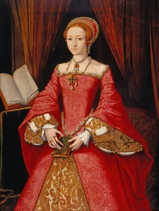 William Scrots - Elizabeth I when a Princess (1533-1603)