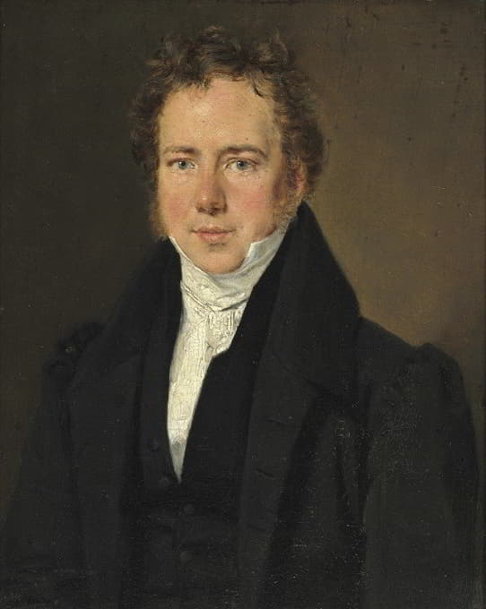 C.A. Jensen - Portræt af Edward O’Ferrall greve Bourke