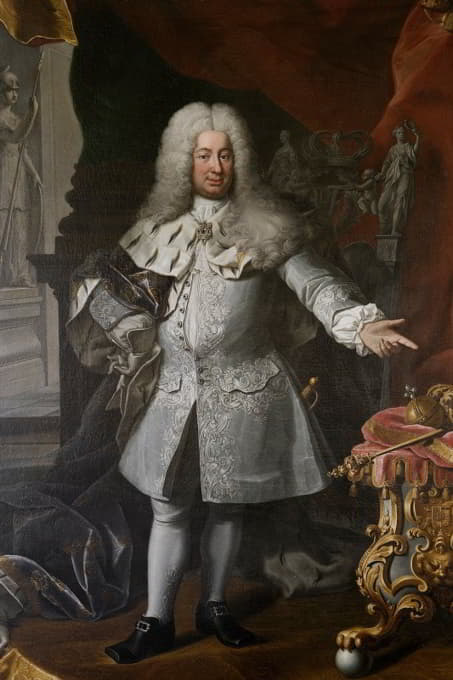 Georg Engelhard Schröder - Fredrik I, King of Sweden 1720-1751