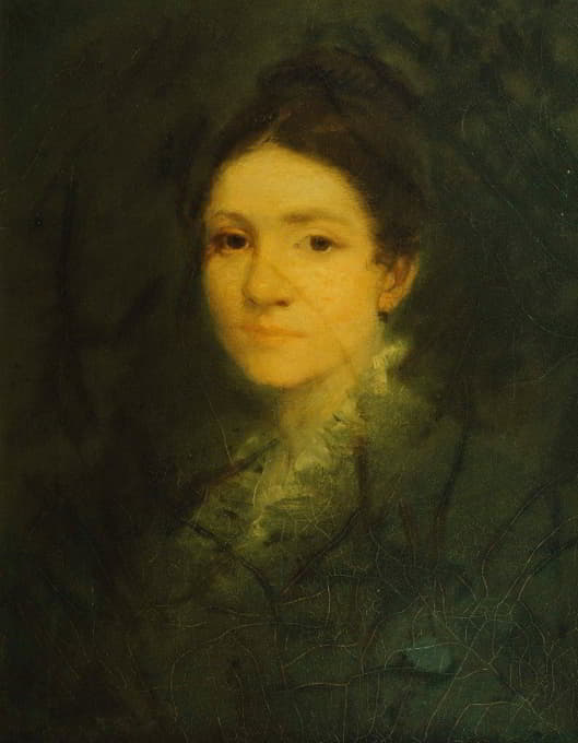 George Fuller - Portrait of Mrs. Aaron Fuller