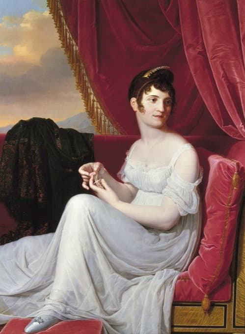 Jean-Bernard Duvivier - Portrait of Madame Tallien