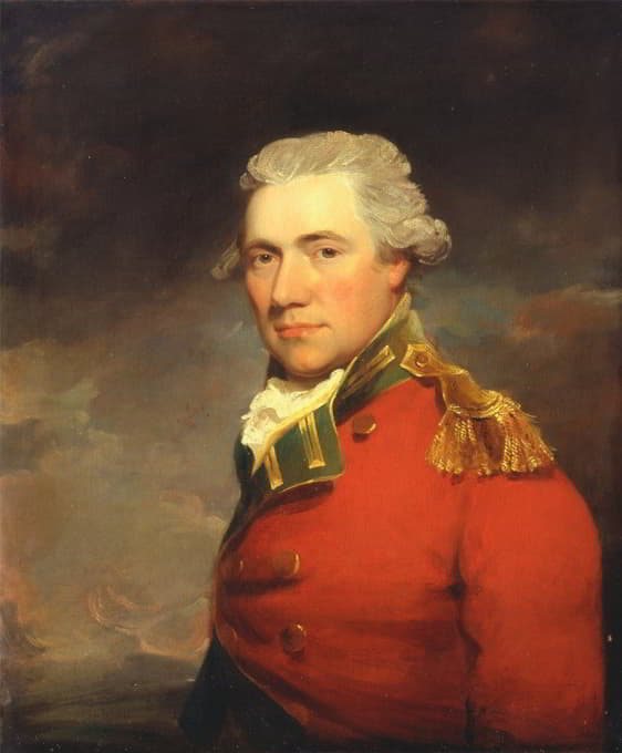 John Hoppner - An Unknown British Officer, Probably of 11th (North Devonshire) Regiment of Foot, c.1800