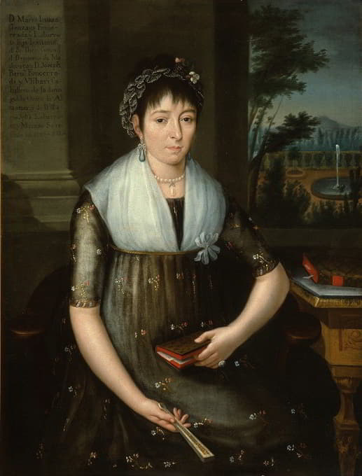 玛丽亚·路易莎·冈萨加·丰塞拉和拉巴里埃塔肖像