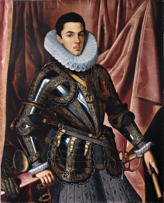 Juan Pantoja de la Cruz - Portrait of Prince Philip Emmanuel of Savoy