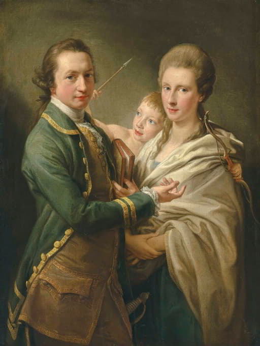 亚瑟·桑德斯·戈尔（Arthur Saunders Gore）、萨德利子爵、后来的第二任阿伦伯爵（1734-1809）及其妻子