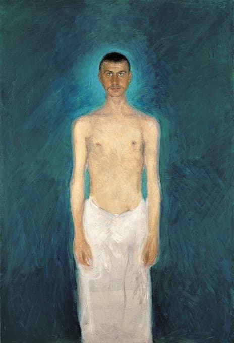 Richard Gerstl - Semi-Nude Self-Portrait
