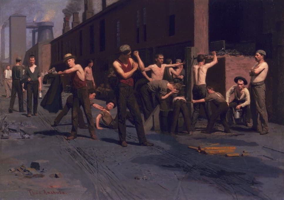 Thomas Pollock Anshutz - The Ironworkers’ Noontime