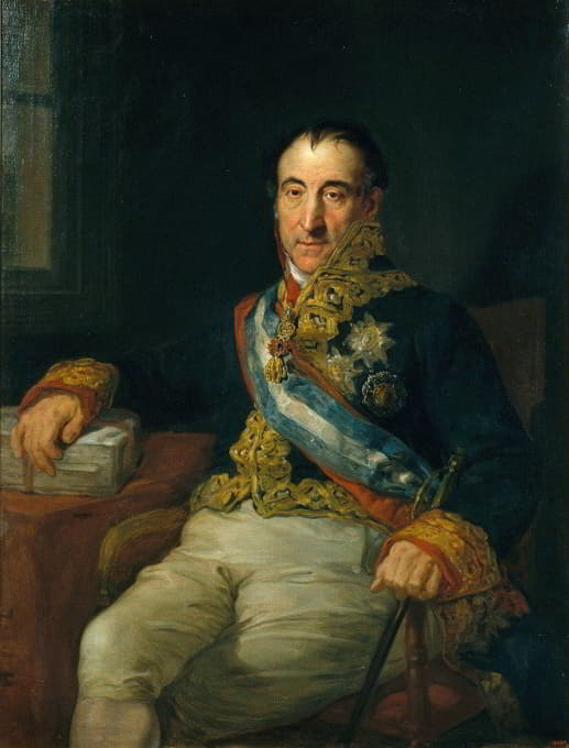 1815年西班牙驻维也纳国会大使拉布拉多侯爵画像
