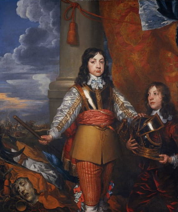 查理二世，1630-1685年。苏格兰国王1649_1685。英格兰和爱尔兰国王1660_1685（当威尔士亲王时，附页）