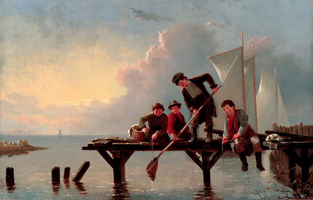 William Tylee Ranney - Boys Crabbing
