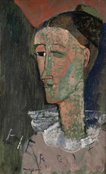 Amedeo Modigliani - Self-Portrait as Pierrot