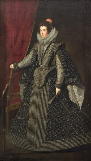 Diego Velázquez - Isabella of Bourbon. First Queen of King Philip IV