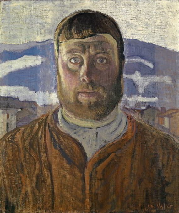Edouard Vallet - Self-Portrait