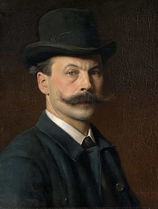 Evert Louis Van Muyden - Self-Portrait