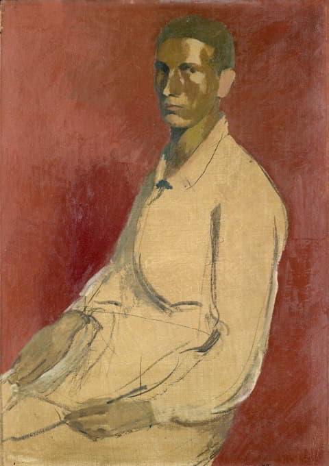 Franz Marent - Self-Portrait in Three-quater View