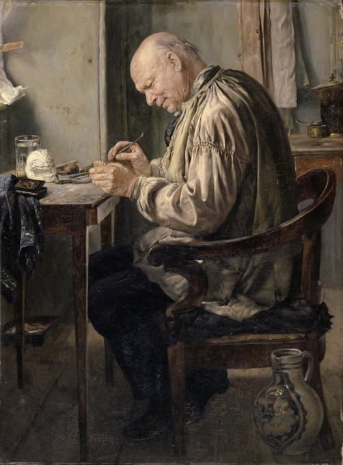 Fritz Schider - The Dental Technician (Carl Friedrich Mohr, 1812–1891)