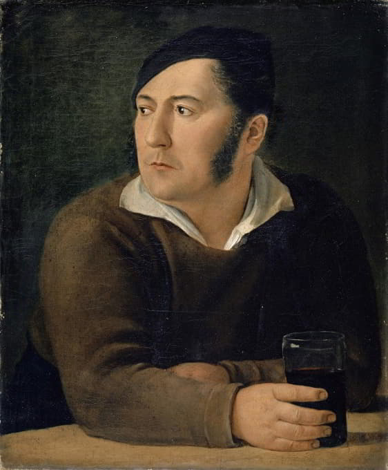 艺术家的兄弟莱昂哈德·米维尔·凯勒的肖像