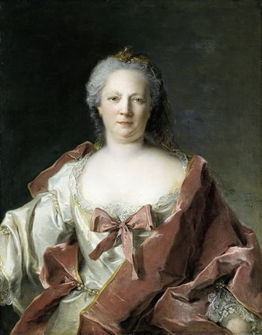 Jean-Marc Nattier - Portrait of Anna Elisabeth Leerse